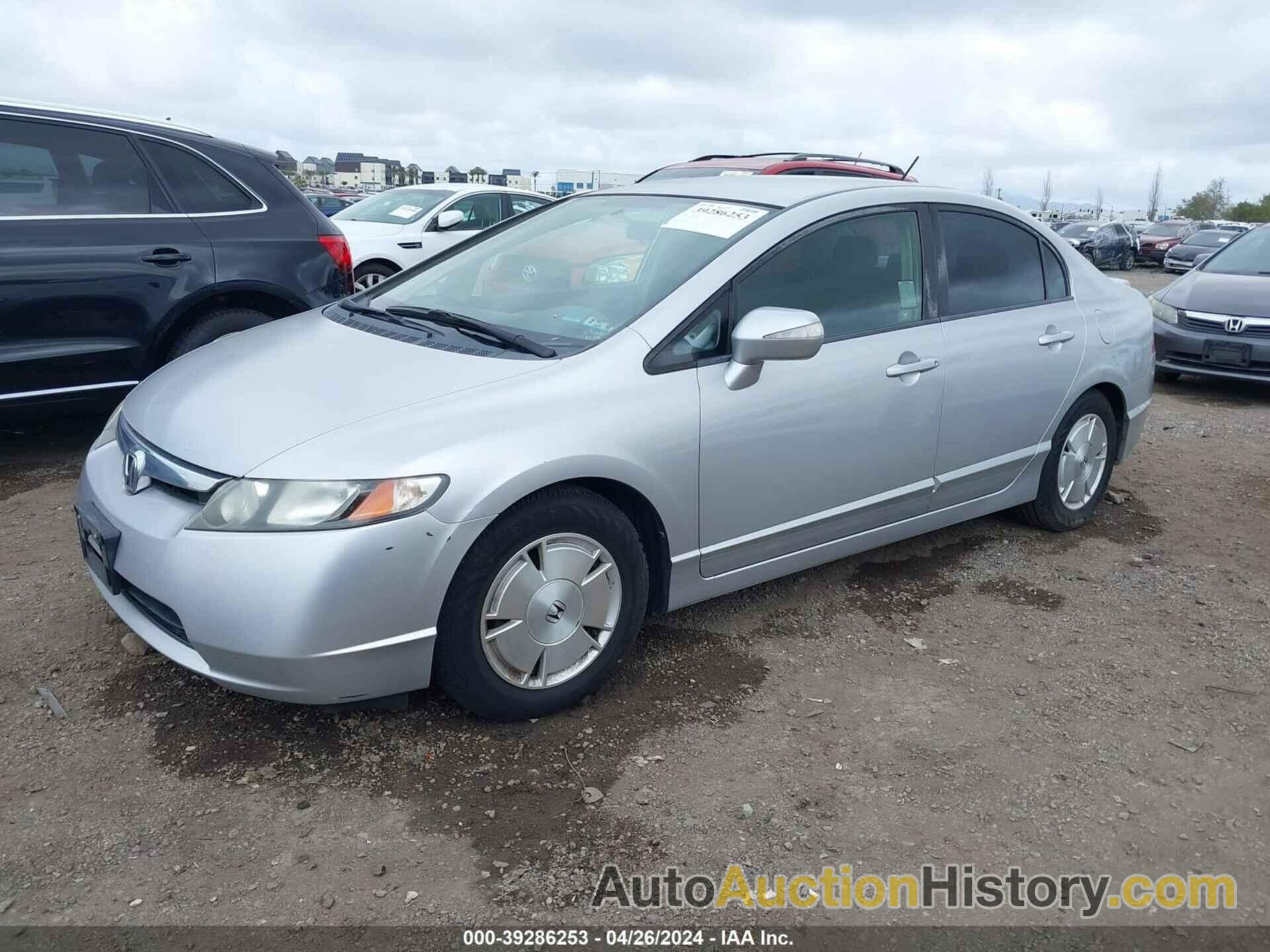 HONDA CIVIC HYBRID, JHMFA36288S024238