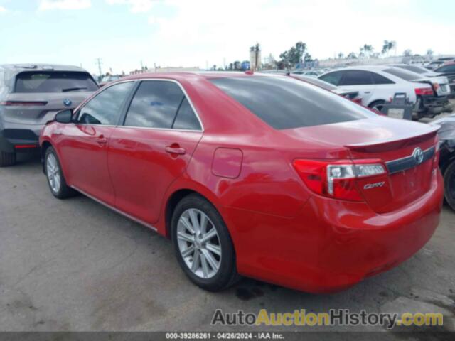 TOYOTA CAMRY HYBRID XLE, 4T1BD1FK8CU006066