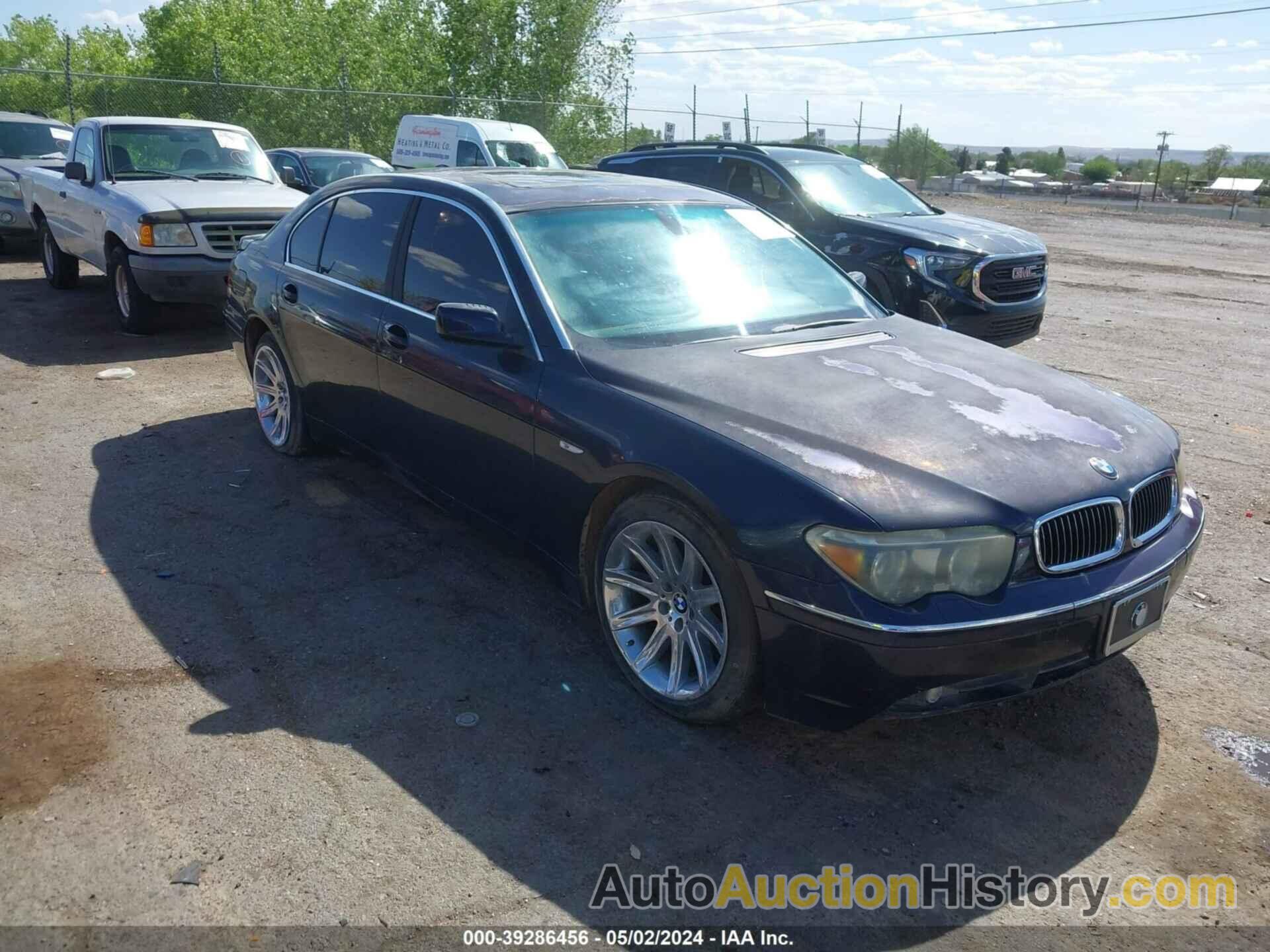 BMW 745LI, WBAGN63484DS51555