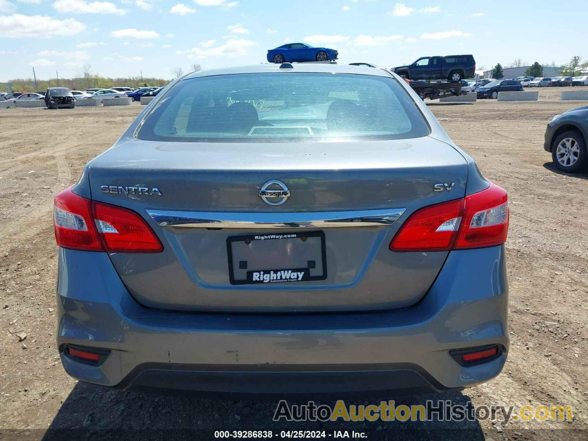 NISSAN SENTRA SV, 3N1AB7AP1HY270183