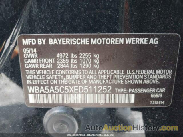BMW 528I, WBA5A5C5XED511252