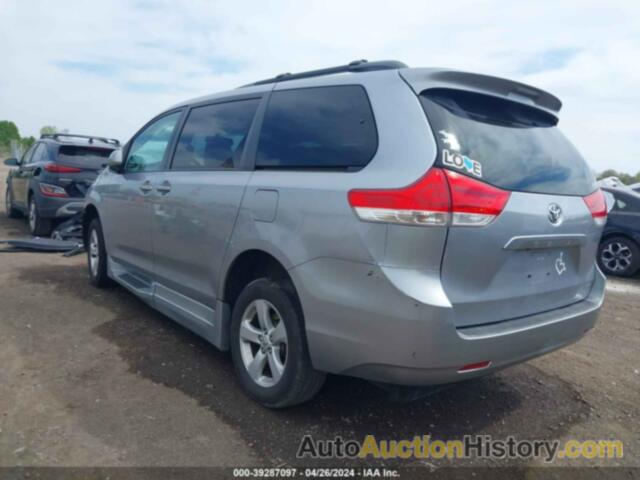 TOYOTA SIENNA LE V6 8 PASSENGER, 5TDKK3DC6CS196892