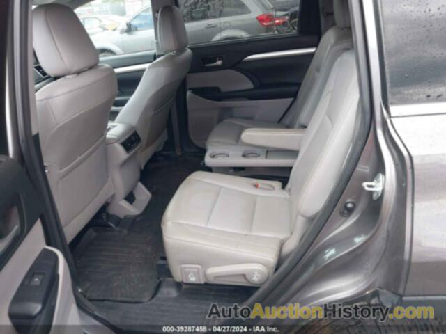 TOYOTA HIGHLANDER XLE, 5TDJZRFH6HS404781