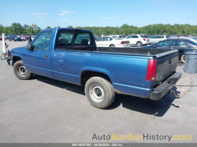 CHEVROLET C/K 1500 WORK FLEETSIDE W/T, 1GCEC14W0VZ127139