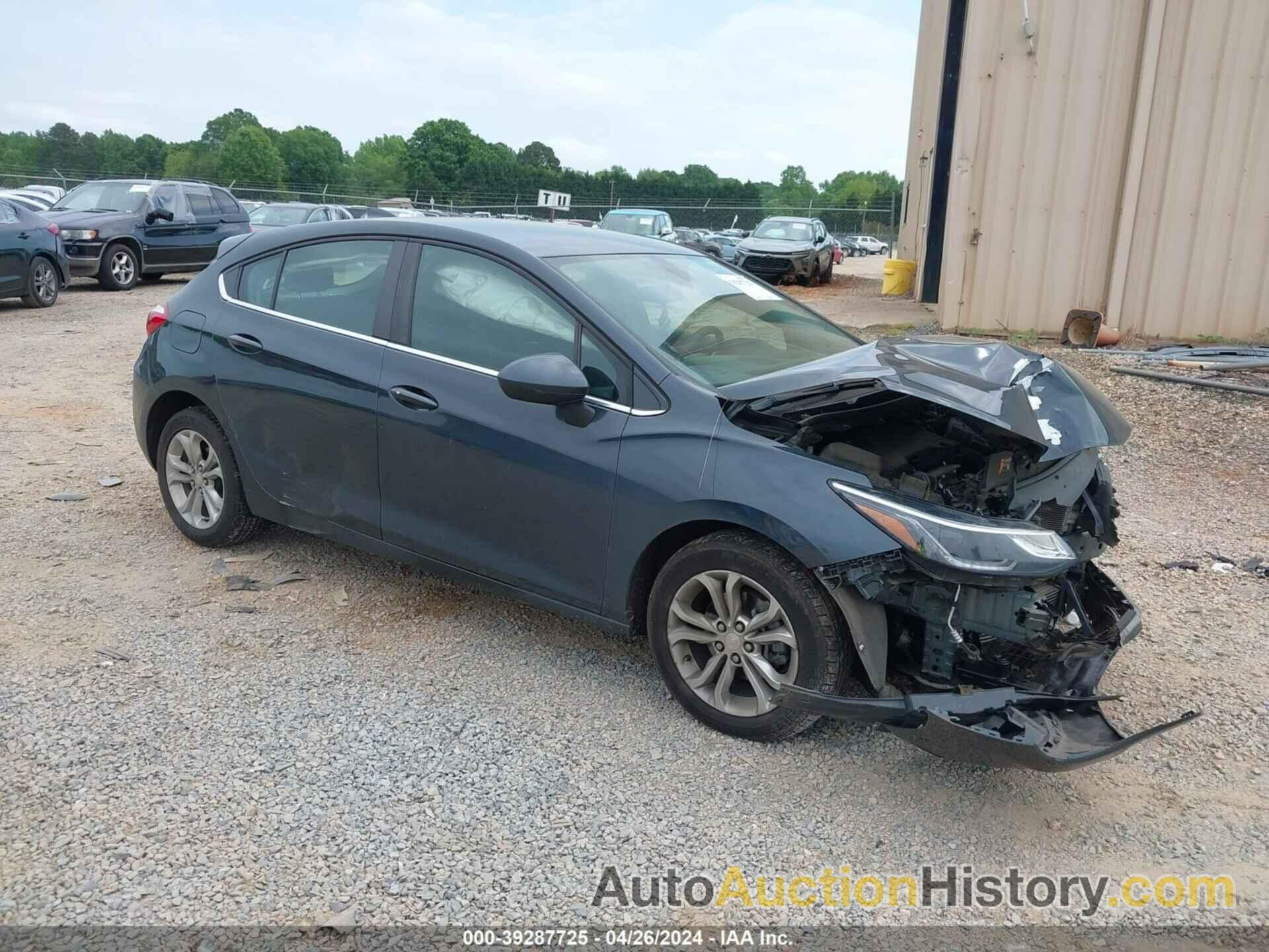 CHEVROLET CRUZE LT, 3G1BE6SM8KS594046