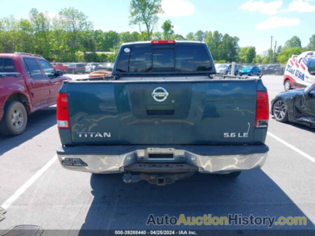 NISSAN TITAN LE, 1N6AA06A04N575397