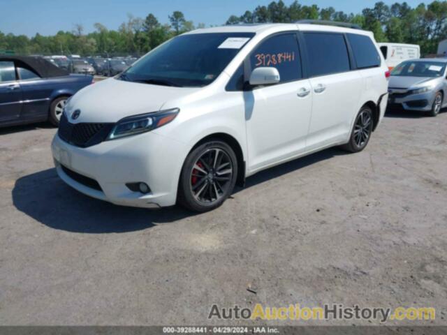 TOYOTA SIENNA LIMITED V6 7 PASSENGER, 5TDYK3DC8ES414523