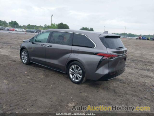 TOYOTA SIENNA LIMITED/PLATINUM, 5TDERKEC8MS066051