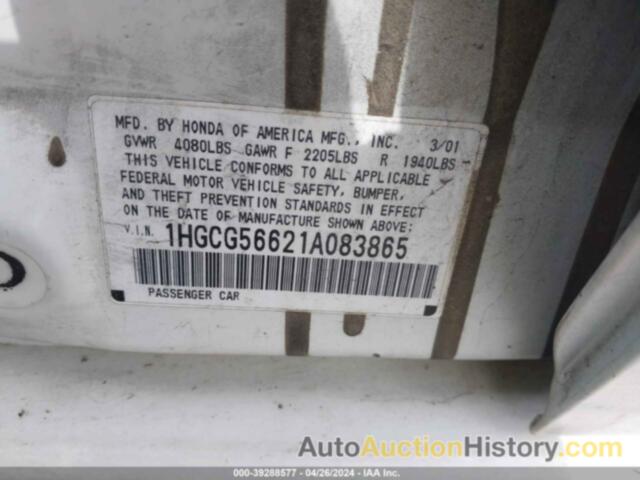 HONDA ACCORD 2.3 EX, 1HGCG56621A083865