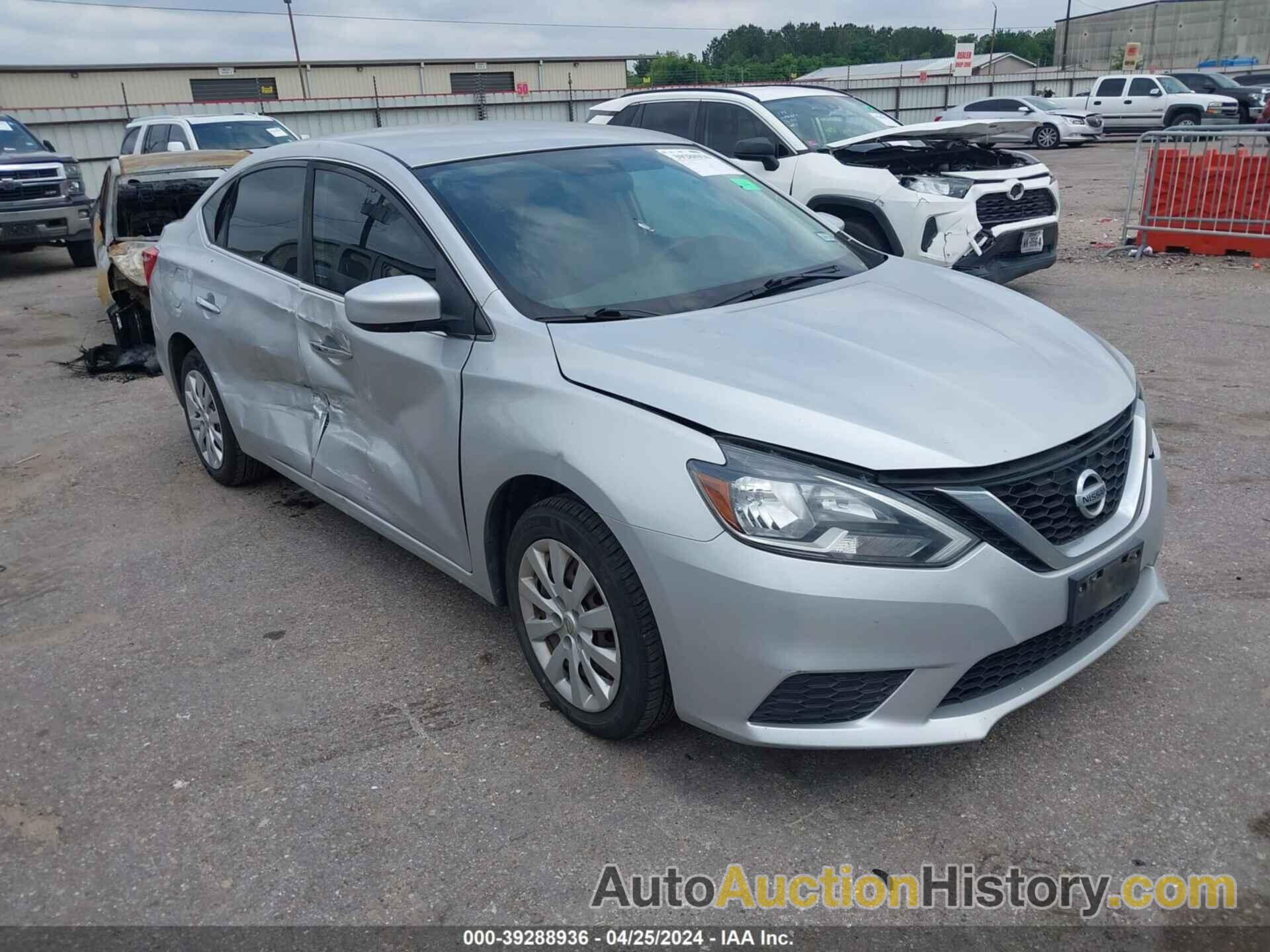 NISSAN SENTRA S, 3N1AB7AP1GY338349