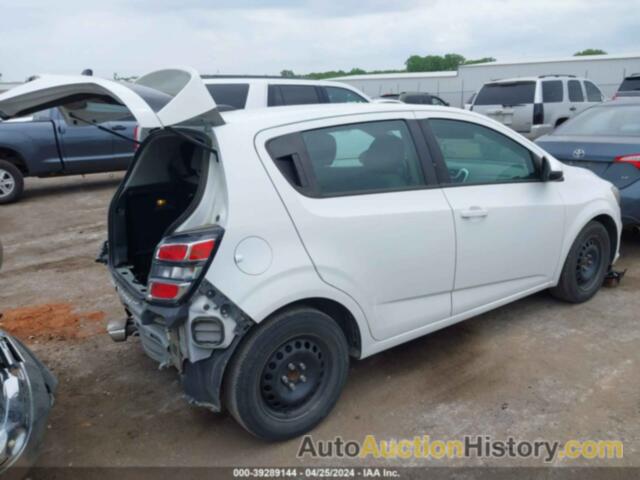 CHEVROLET SONIC, 1G1JG6SH2H4144863