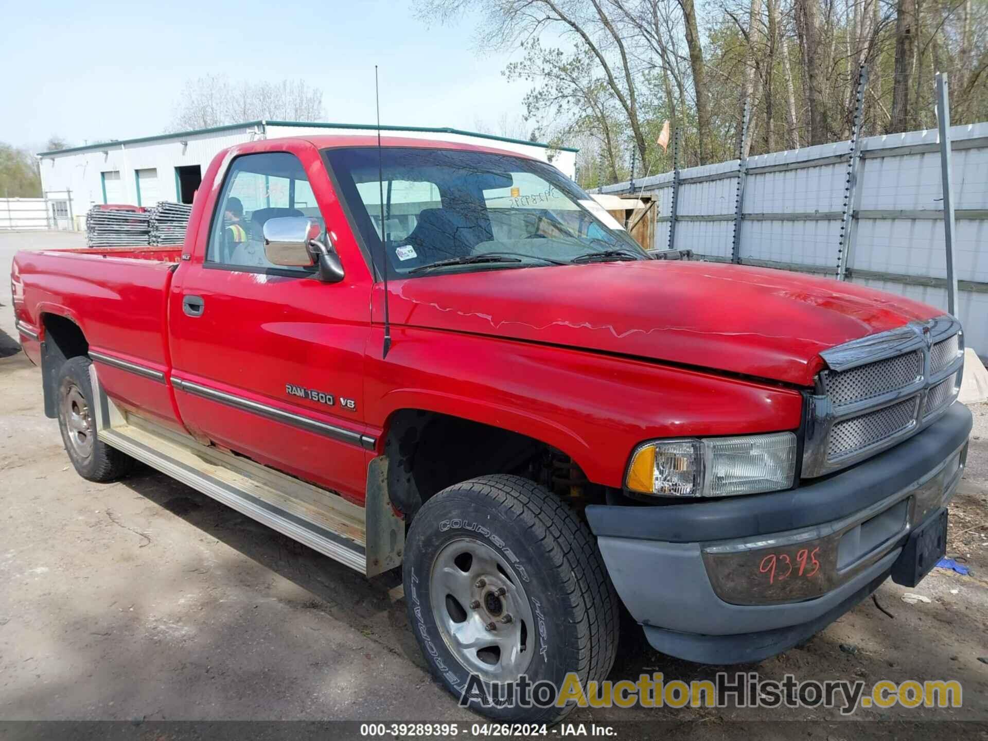 DODGE RAM 1500 LT, 1B7HF16Z0VS100544