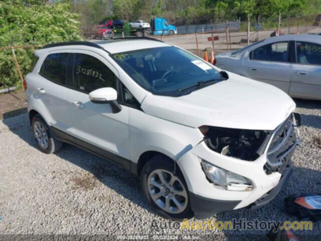 FORD ECOSPORT SE, MAJ3S2GE6KC261709