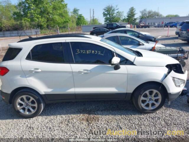 FORD ECOSPORT SE, MAJ3S2GE6KC261709