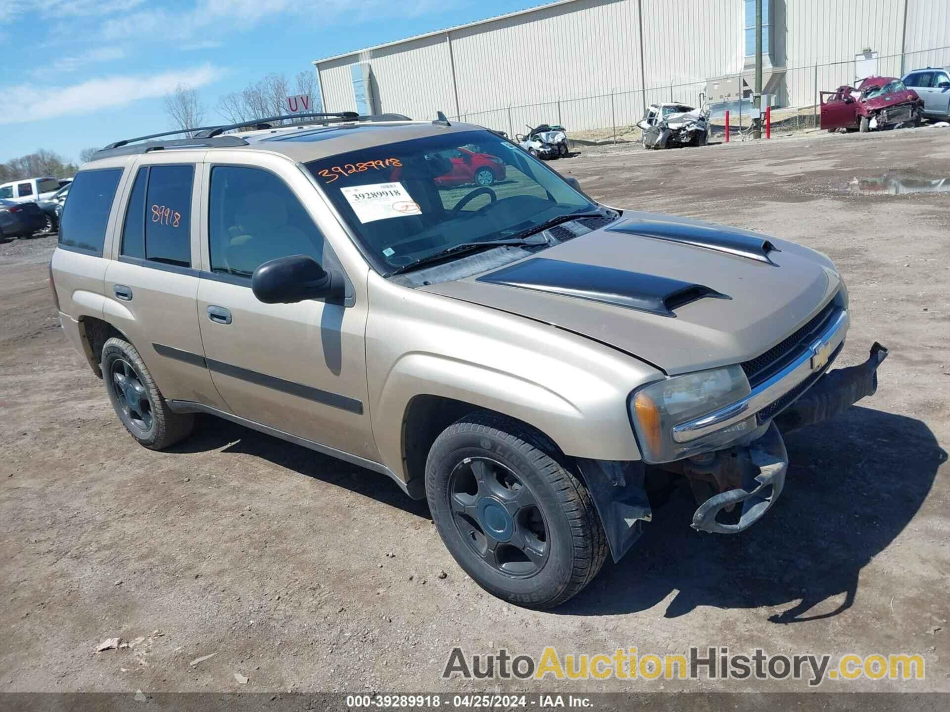 CHEVROLET TRAILBLAZER LS, 1GNDT13S162321268