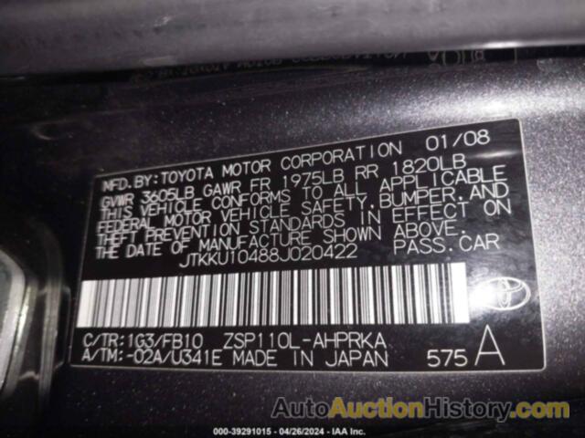 SCION XD, JTKKU10488J020422