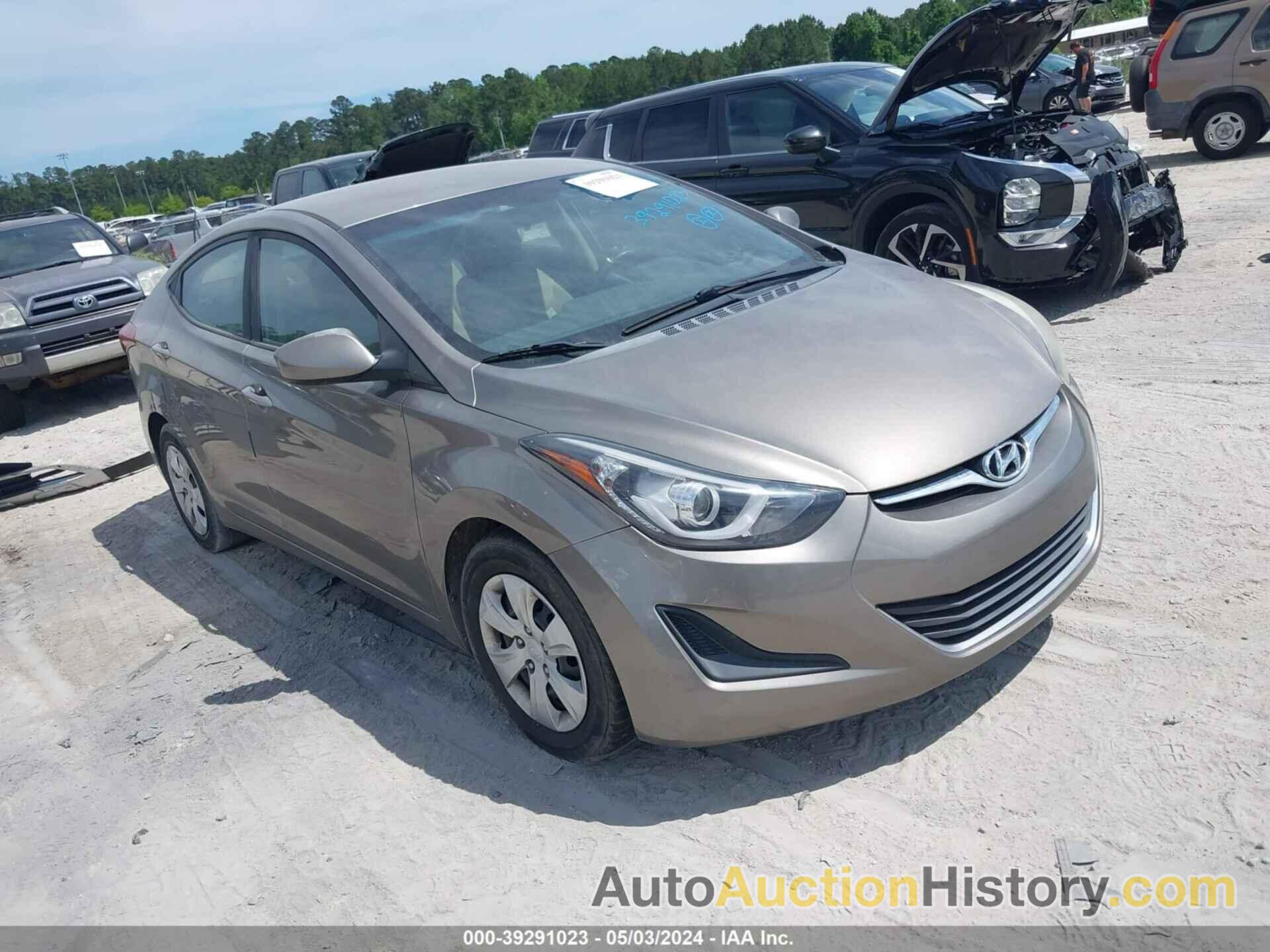 HYUNDAI ELANTRA SE, 5NPDH4AE2GH751481