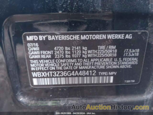 BMW X1 XDRIVE28I, WBXHT3Z36G4A48412