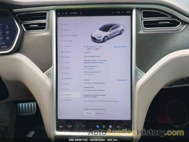 TESLA MODEL S 85D/P85D, 5YJSA1E49FF102091