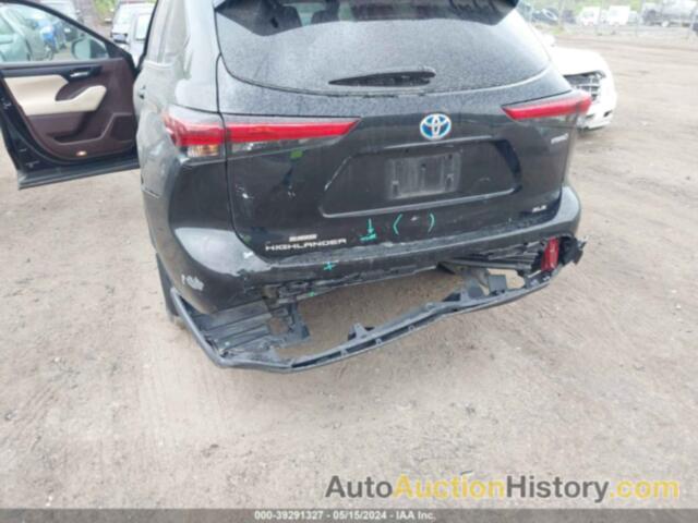 TOYOTA HIGHLANDER HYBRID XLE, 5TDGBRCH4NS555228