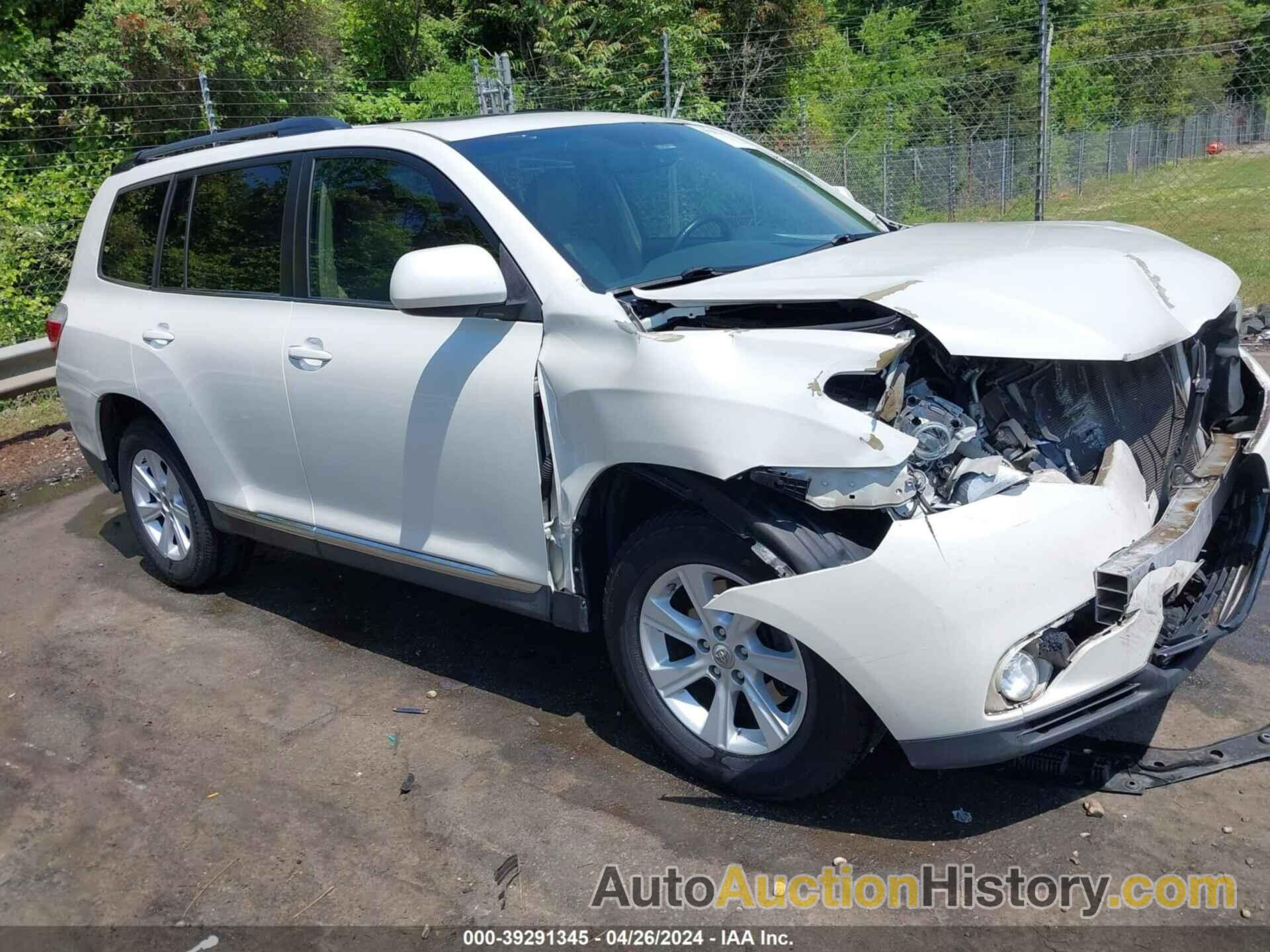 TOYOTA HIGHLANDER SE, 5TDZA3EH4CS027675