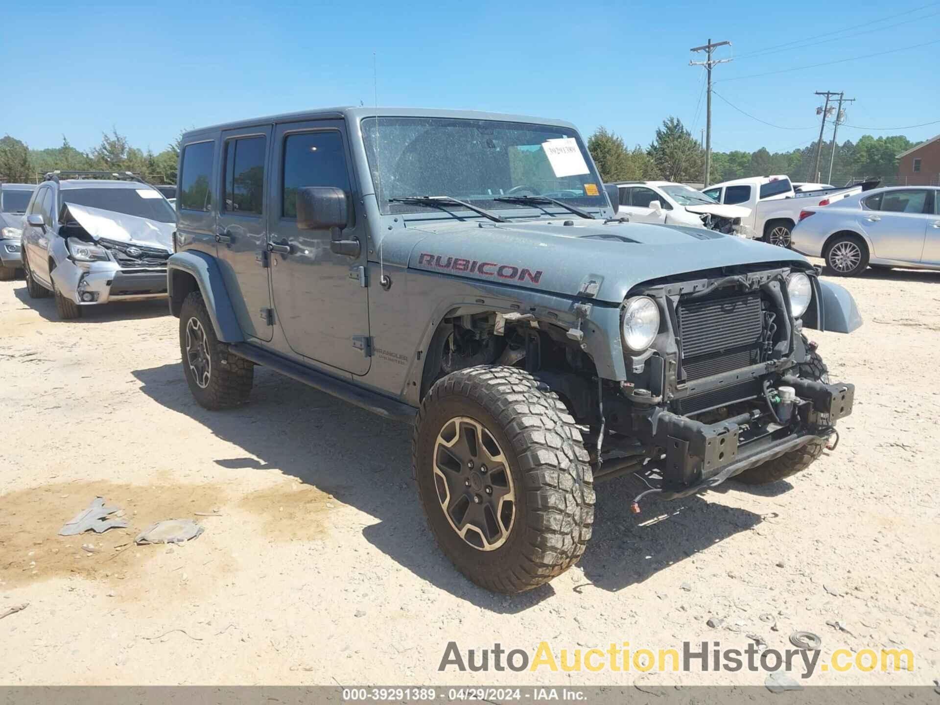 JEEP WRANGLER UNLIMITED RUBICON, 1C4BJWFG9FL729926