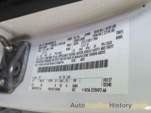 FORD ESCAPE SE, 1FMCU0GX5GUC30474