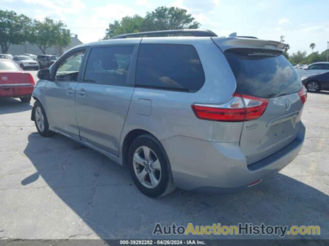 TOYOTA SIENNA LE 8 PASSENGER, 5TDKZ3DC5JS917535