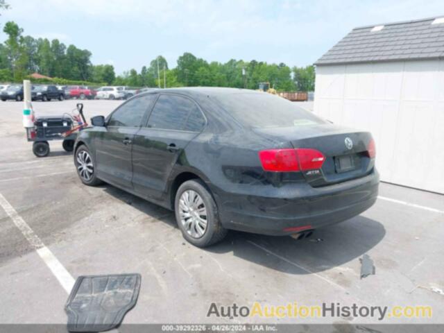 VOLKSWAGEN JETTA 2.5L SE, 3VWDX7AJ9CM323183