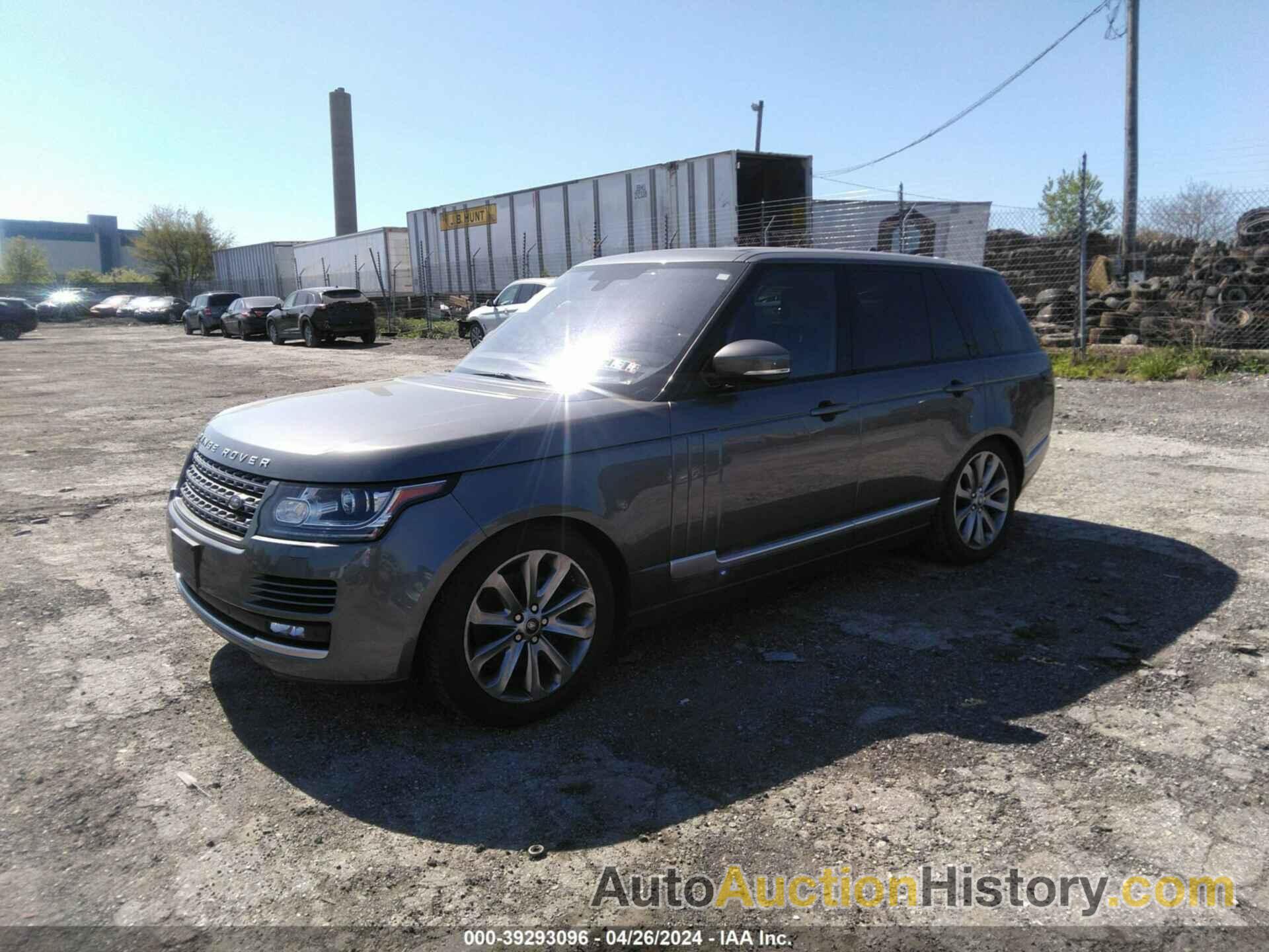 LAND ROVER RANGE ROVER 3.0L V6 SUPERCHARGED, SALGR2PFXGA286057