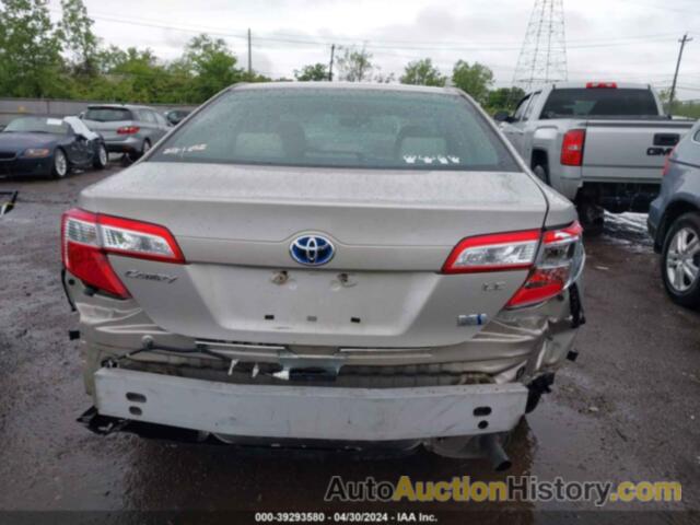 TOYOTA CAMRY HYBRID LE, 4T1BD1FK6EU100305