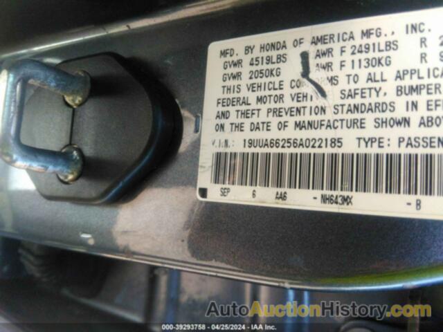 ACURA TL, 19UUA66256A022185