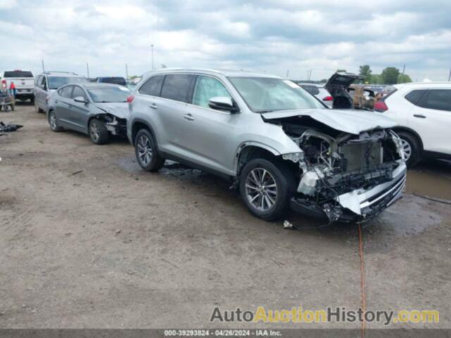 TOYOTA HIGHLANDER XLE, 5TDKZRFH4KS558949