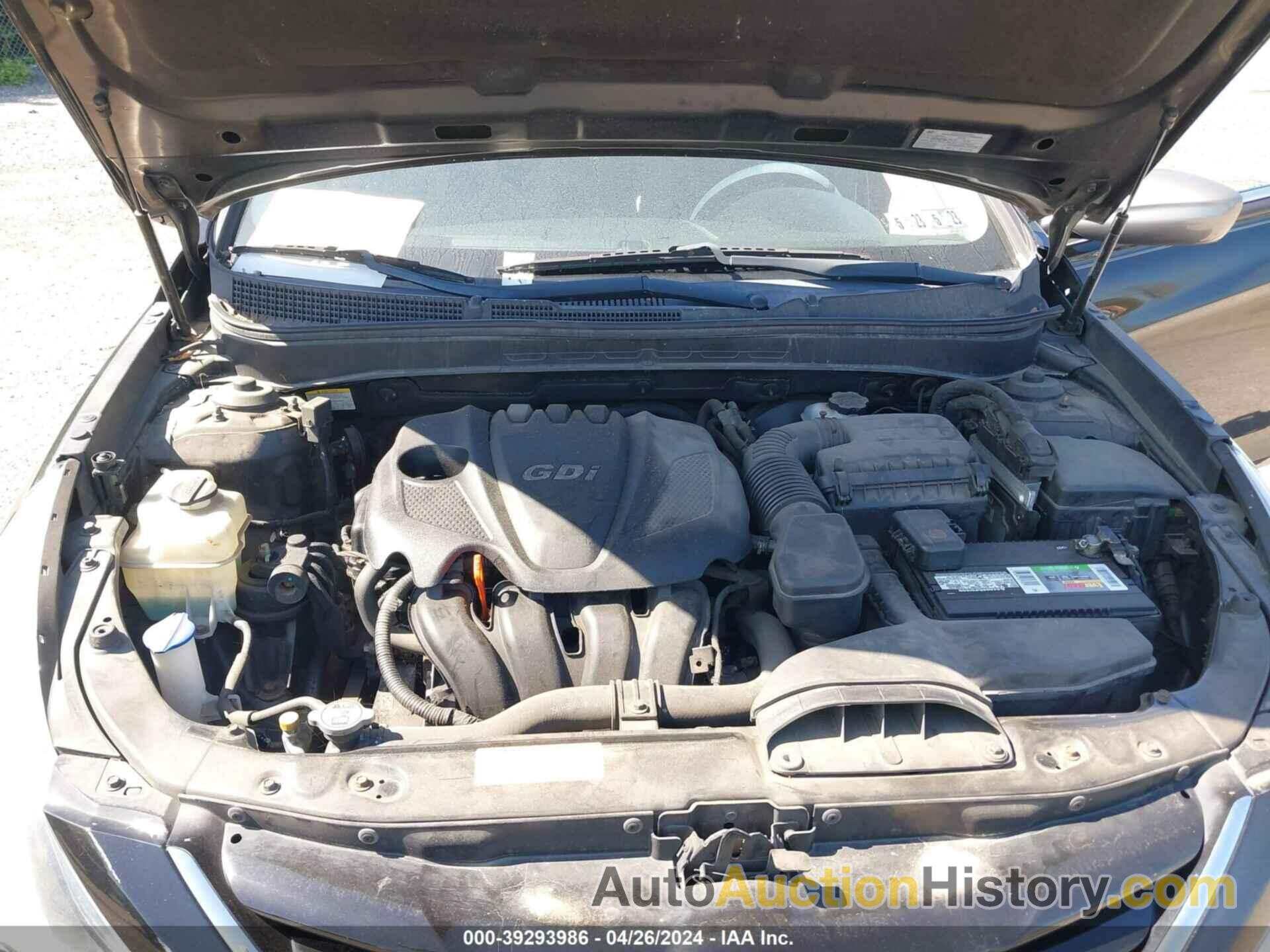 HYUNDAI SONATA GLS, 5NPEB4AC5DH604572