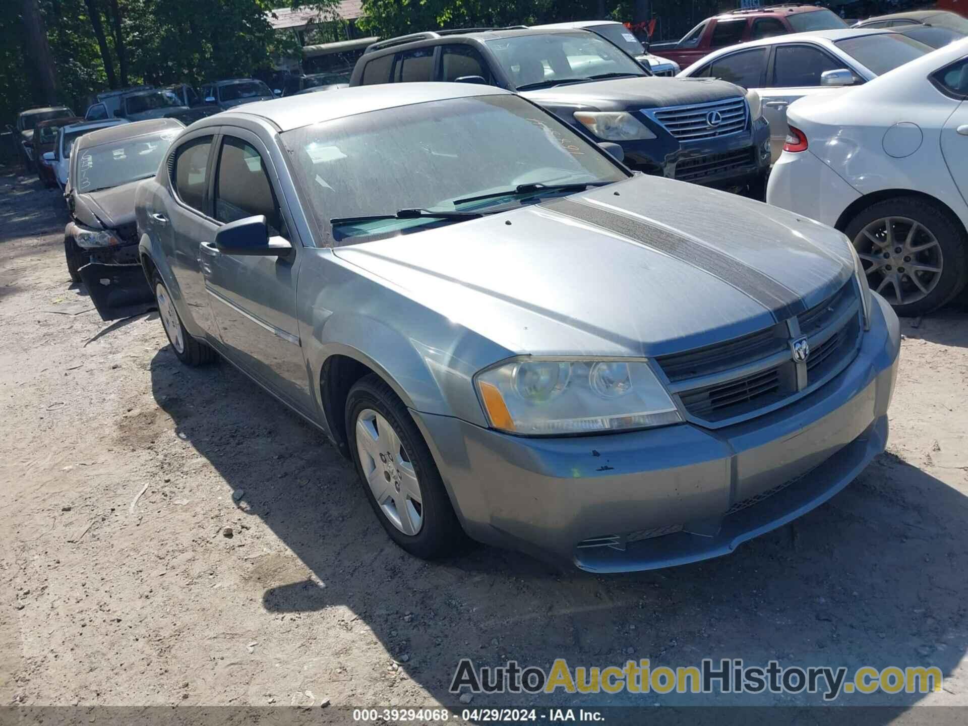 DODGE AVENGER SXT, 1B3CC4FB0AN168814