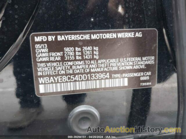 BMW 750LI, WBAYE8C54DD133964