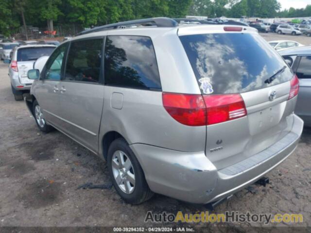 TOYOTA SIENNA XLE, 5TDZA22C35S297714