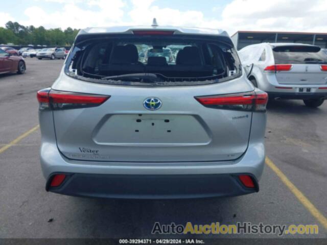 TOYOTA HIGHLANDER HYBRID LE, 5TDBBRCH8MS521821