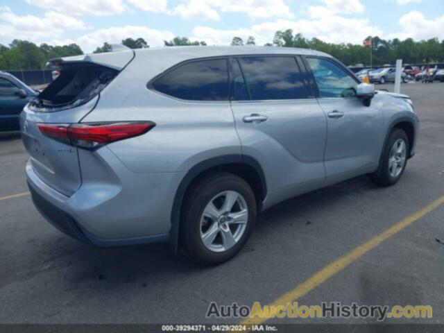 TOYOTA HIGHLANDER HYBRID LE, 5TDBBRCH8MS521821