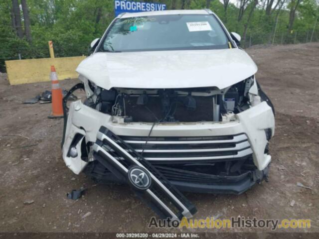 TOYOTA HIGHLANDER SE/XLE, 5TDJZRFH2KS565295