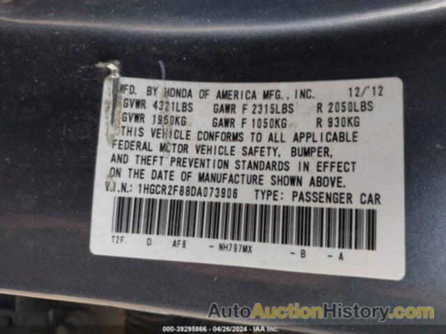 HONDA ACCORD EXL, 1HGCR2F88DA073906