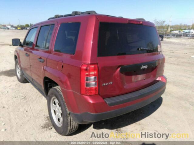 JEEP PATRIOT SPORT, 1C4NJRBB3GD535509