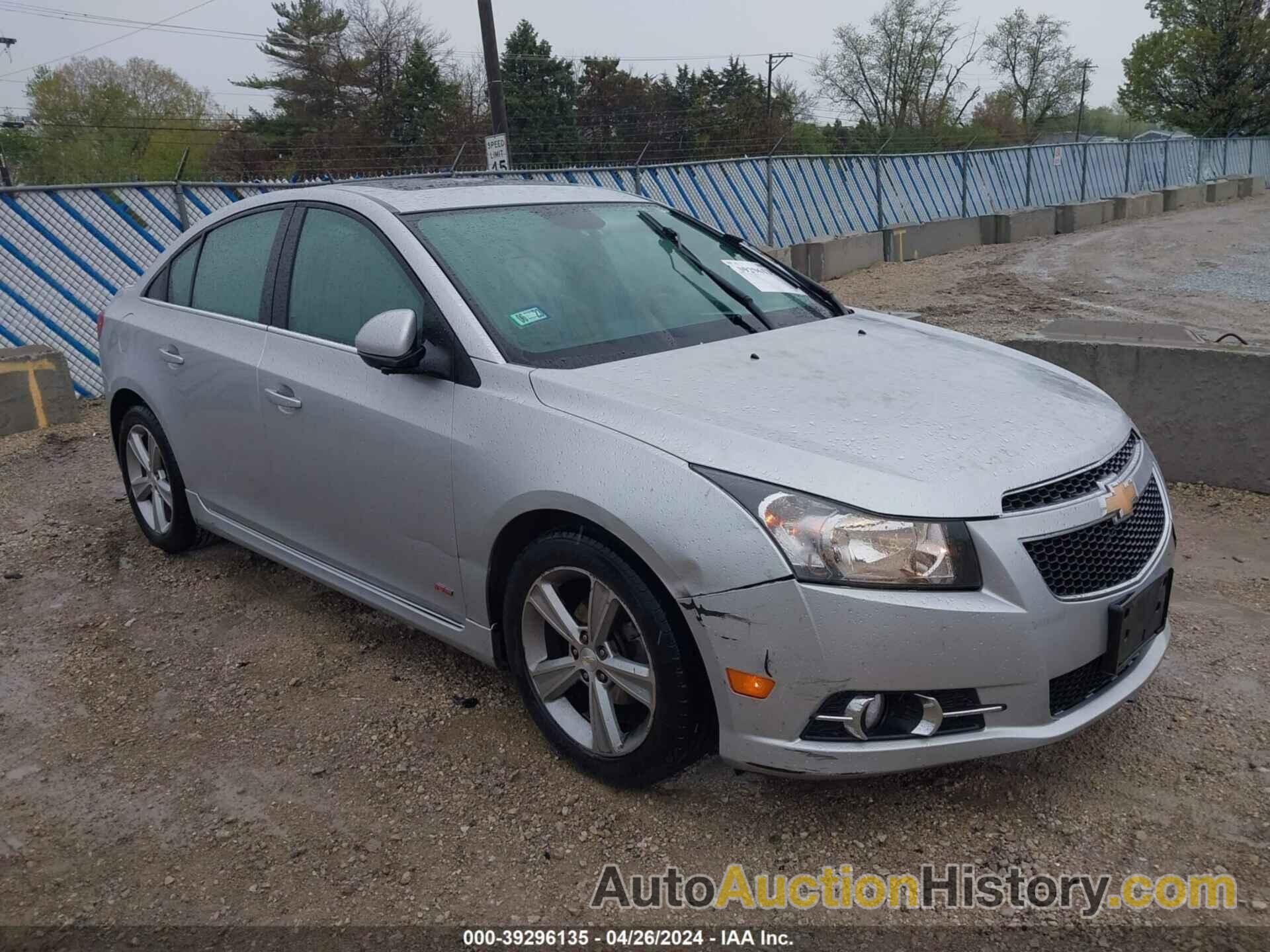 CHEVROLET CRUZE 2LT AUTO, 1G1PE5SB9E7224578