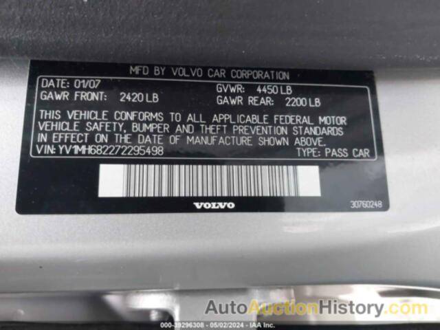 VOLVO S40 T5, YV1MH682272295498