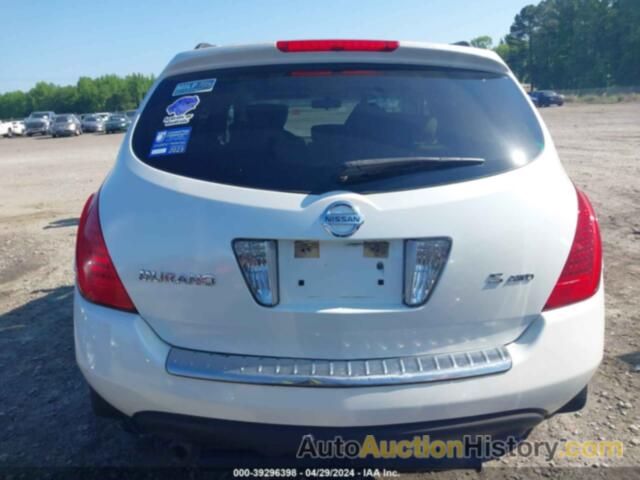 NISSAN MURANO SL/SE/S, JN8AZ08W77W661622