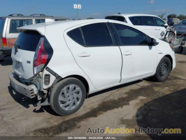 TOYOTA PRIUS C ONE, JTDKDTB39F1581782