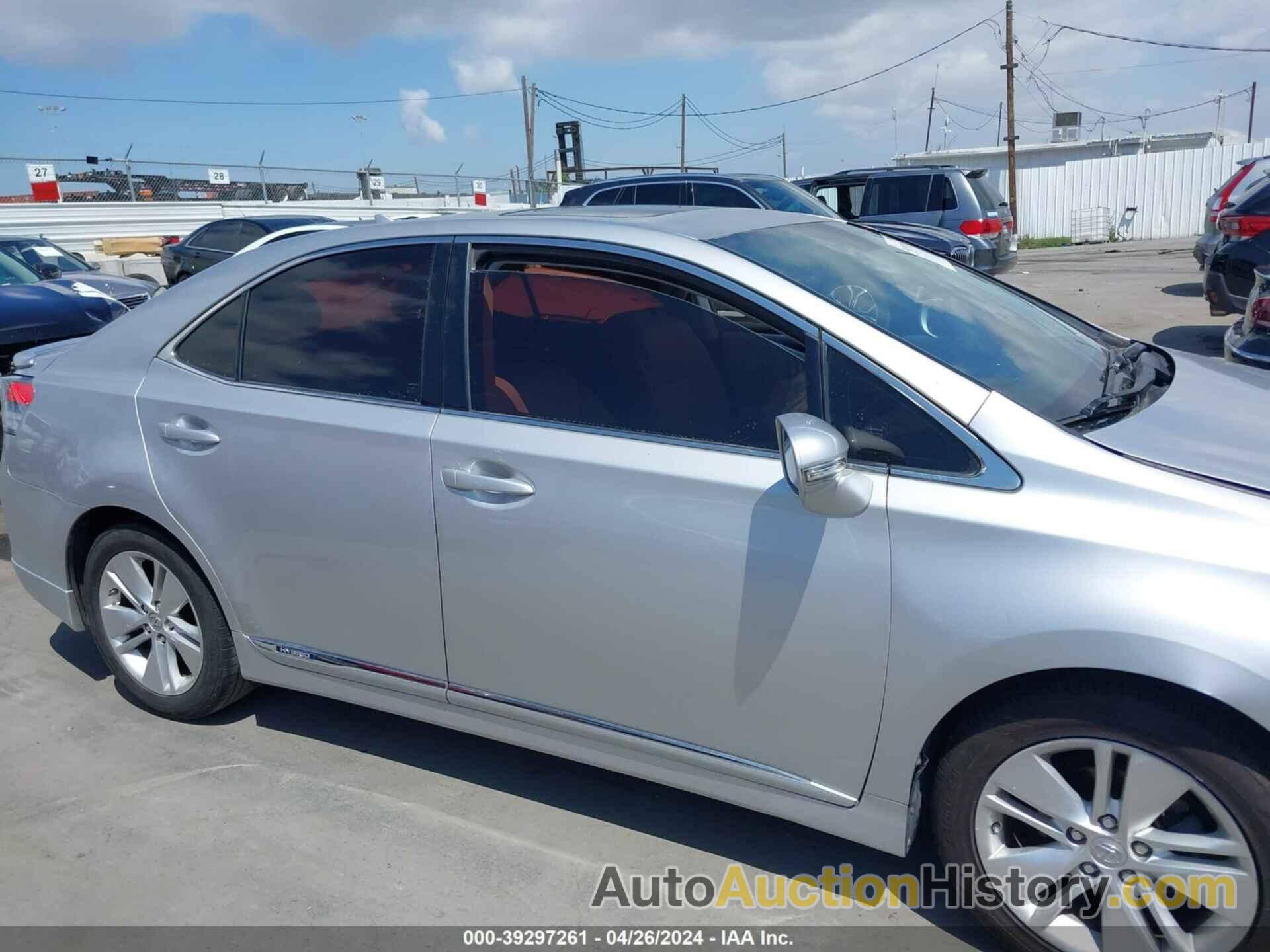 LEXUS HS 250H, JTHBB1BA5B2045794