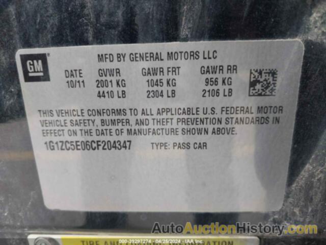 CHEVROLET MALIBU 1LT, 1G1ZC5E06CF204347