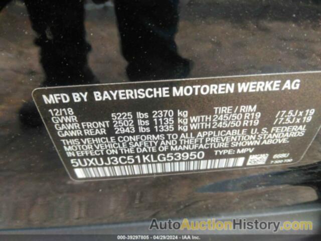 BMW X4, GUXUJ3C51KLG53950