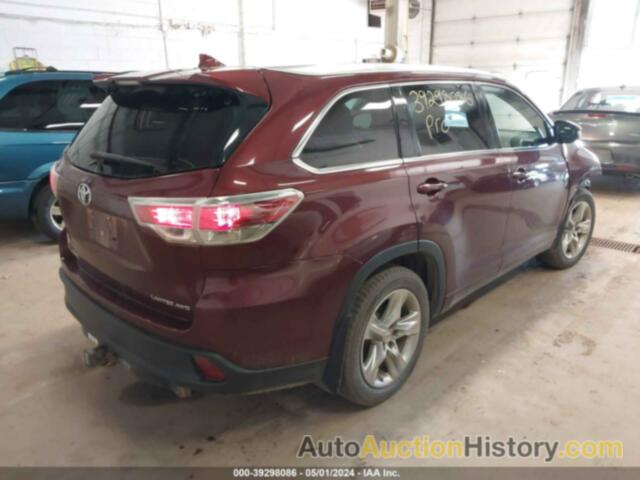 TOYOTA HIGHLANDER LIMITED/LTD PLATINUM, 5TDDKRFH2FS105139